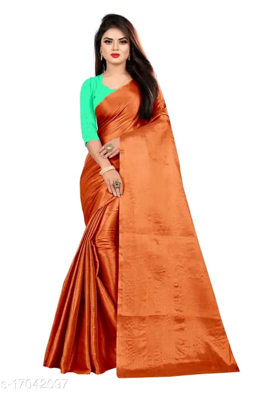 SM Women Tissue Solid Saree