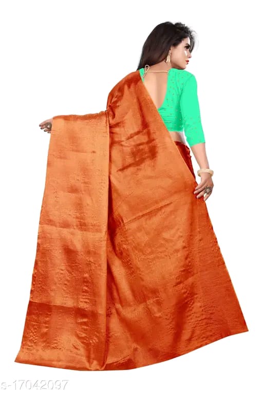 SM Women Tissue Solid Saree
