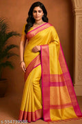 SM Women Banarasi Tissue Saree