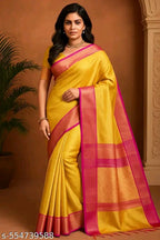 SM Women Banarasi Tissue Saree