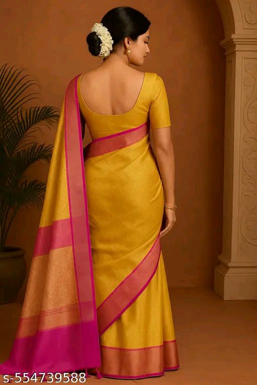 SM Women Banarasi Tissue Saree