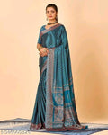 SM Women Crepe Saree with Running Blouse