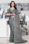 SM Women Crepe Printed Saree