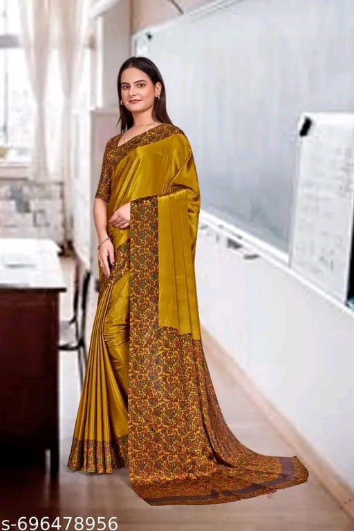 SM Women Crepe Saree