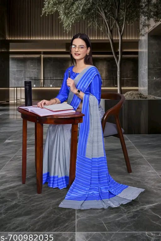 SM Women Crepe Printed Saree