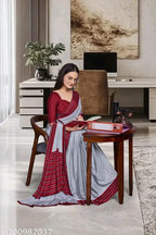 SM Women Crepe Printed Saree