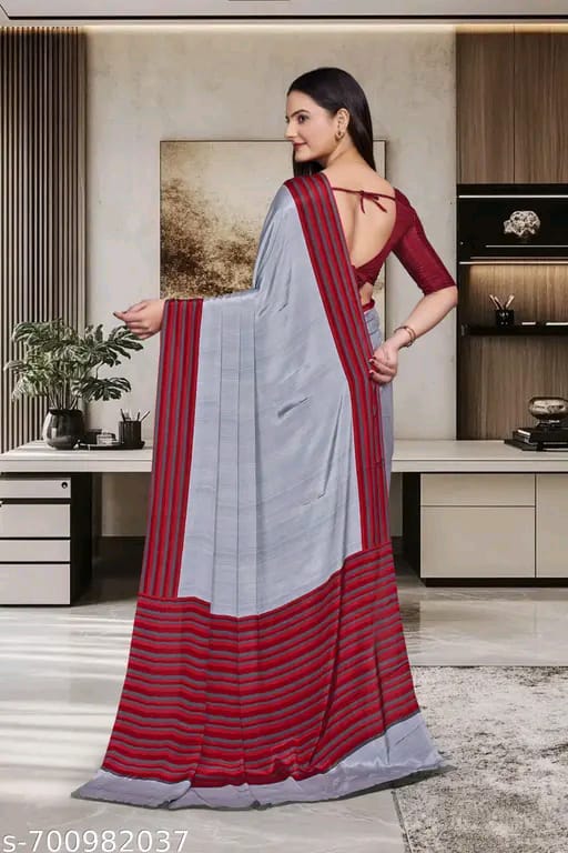 SM Women Crepe Printed Saree