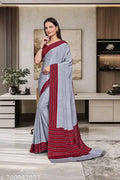 SM Women Crepe Printed Saree