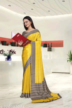 SM Women Crepe Printed Saree