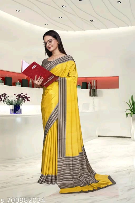 SM Women Crepe Printed Saree
