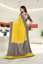 SM Women Crepe Printed Saree