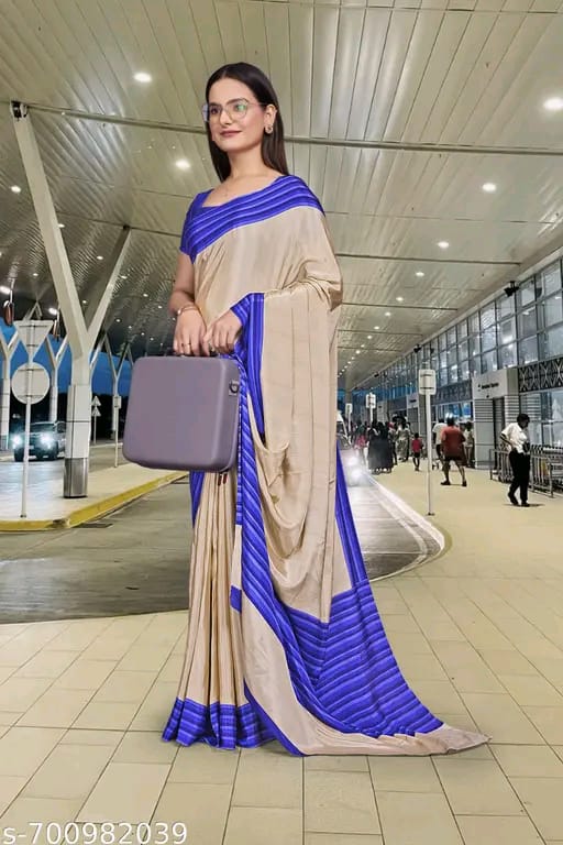 SM Women Crepe Printed Saree