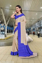 SM Women Crepe Printed Saree