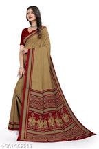 SM Women Crepe Printed Saree
