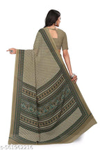 SM Women Crepe Printed Saree