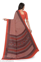 SM Women Crepe Printed Saree