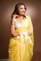 SM Women Cotton Printed Saree