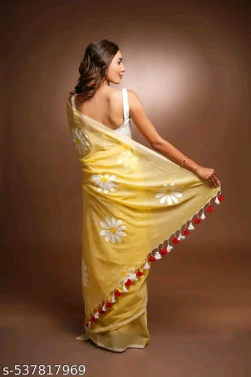 SM Women Cotton Printed Saree
