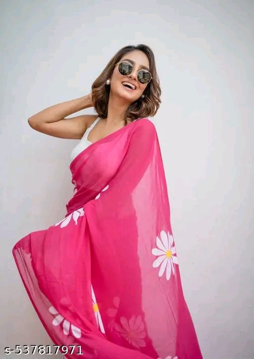 SM Women Cotton Printed Saree