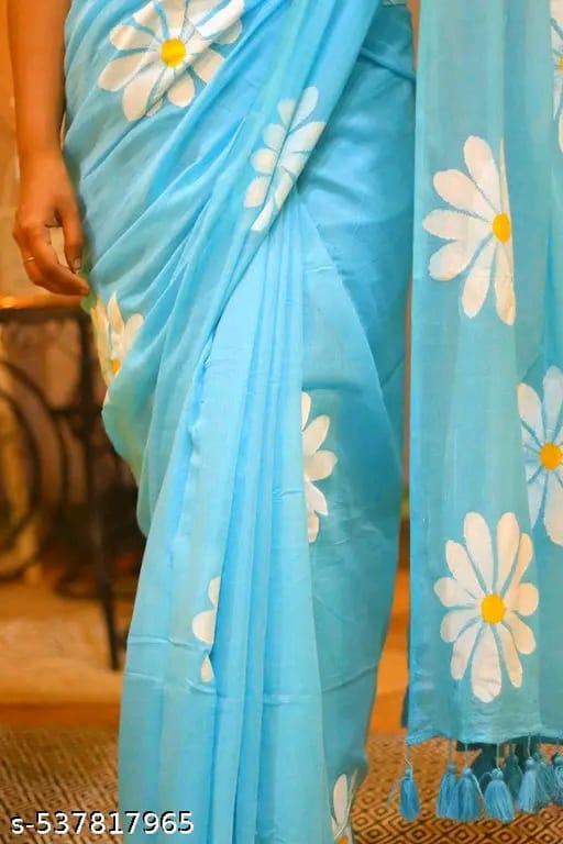 SM Women Cotton Printed Saree