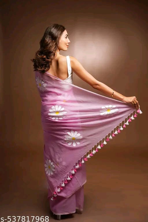 SM Women Cotton Printed Saree