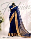 SM Women Organza Printed Saree