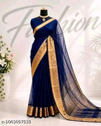 SM Women Organza Printed Saree
