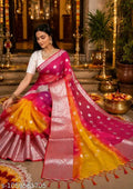 SM Women Organza Zari Woven Saree