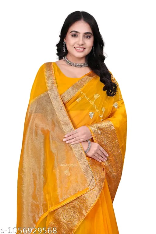 SM Women Organza Saree