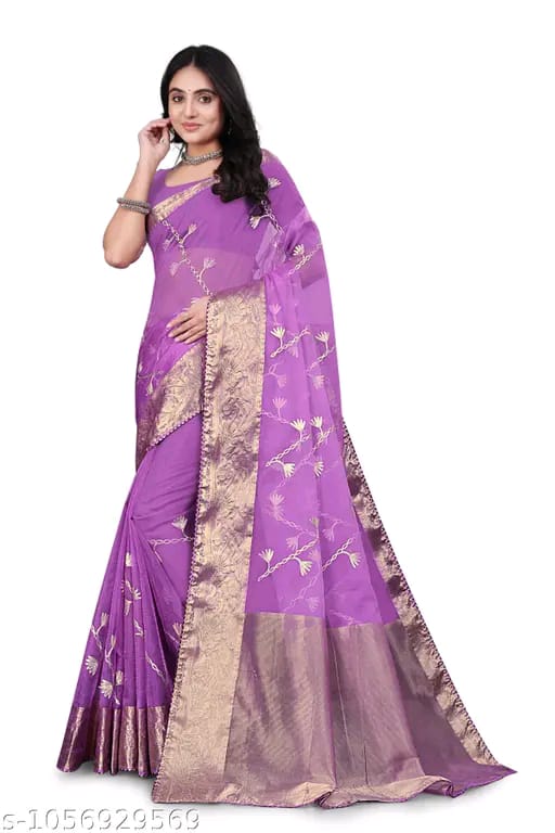 SM Women Organza Saree