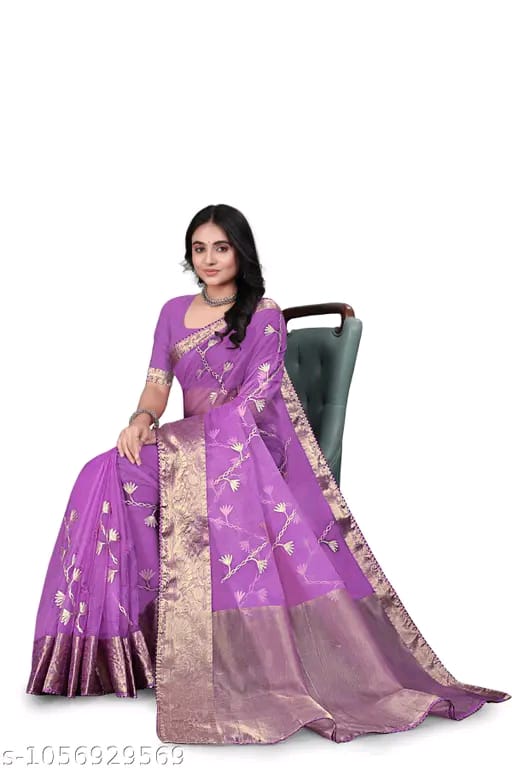 SM Women Organza Saree