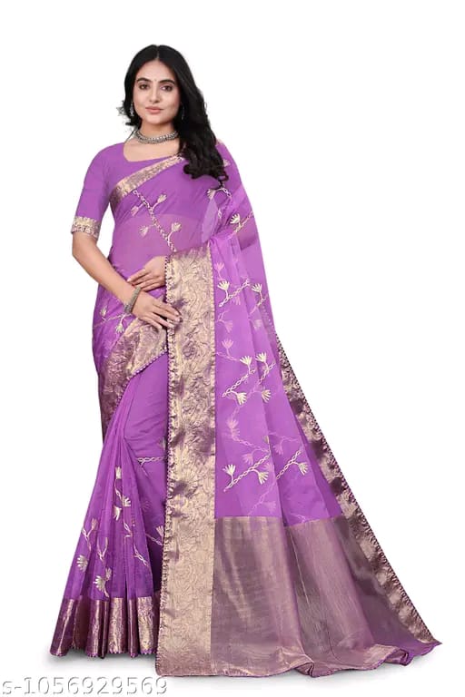 SM Women Organza Saree