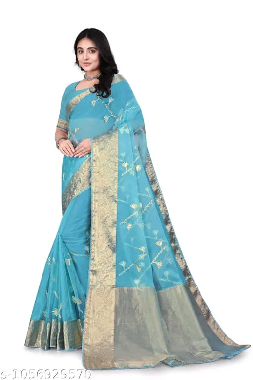 SM Women Organza Saree