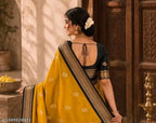 SM Women Cotton Silk Saree