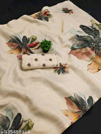 SM Women Cotton Silk Printed Saree