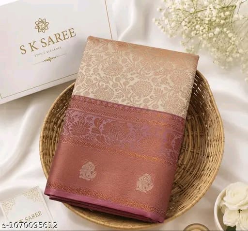 SM Women Banarasi Silk Woven Design Saree