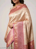SM Women Banarasi Silk Woven Design Saree
