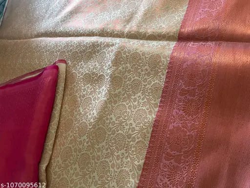 SM Women Banarasi Silk Woven Design Saree