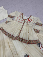 SM Pure Cotton Kediyu Style Lehenga Choli with Hotfix Work