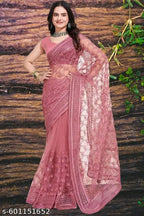 SM Women Self-Design Saree with Art Silk Blouse