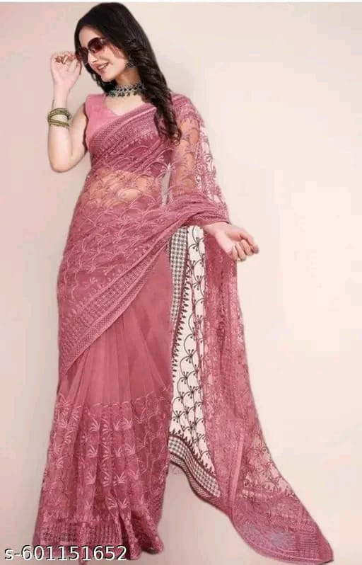 SM Women Self-Design Saree with Art Silk Blouse