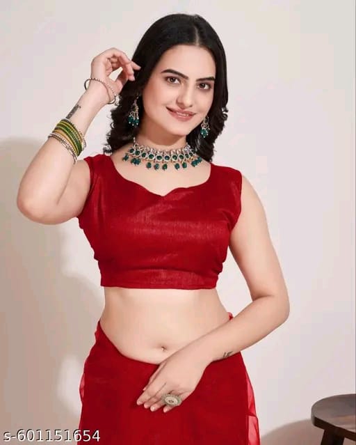 SM Women Self-Design Saree with Art Silk Blouse