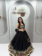 SM Traditional Gamthi Work Pure Cotton Lehenga Set (Fully Stitched)