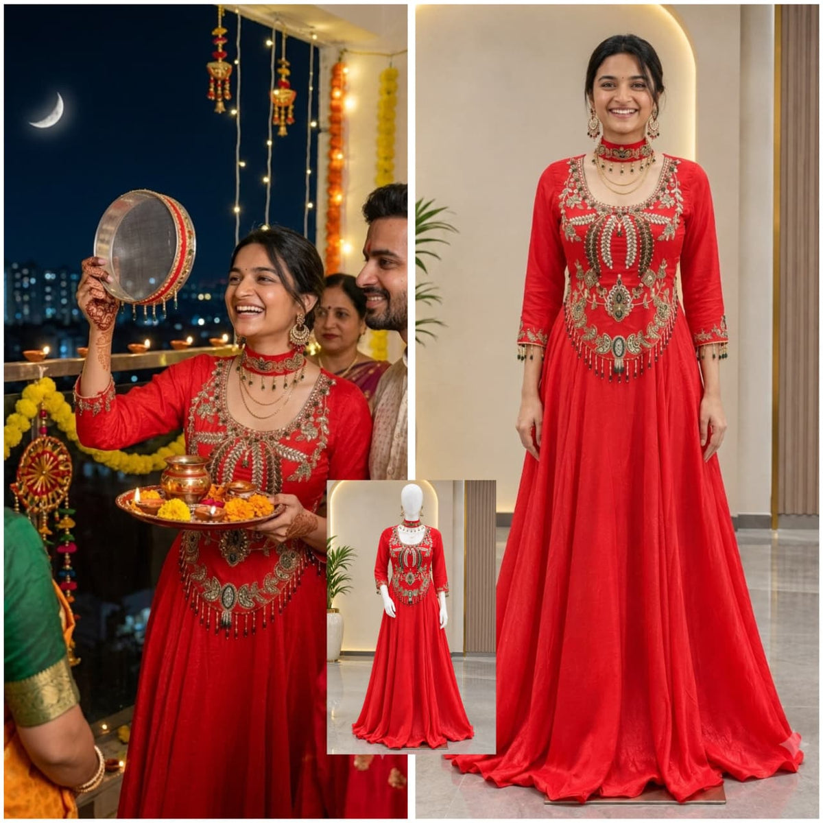 SM Trending Crepe Silk Embroidery Sequence Lehenga Choli with Dupatta