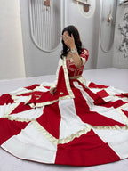 SM Pure Cotton Gota Patti & Handwork 6M Flair Navratri Lehenga Choli Set