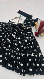 SM Navratri Special Pure Cotton Chaniya Choli Set (Fully Stitched)