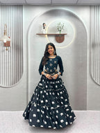 SM Navratri Special Pure Cotton Chaniya Choli Set (Fully Stitched)