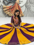 SM Traditional Gamthi & Gota Patti Pure Cotton 3-Piece Lehenga Set
