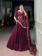SM SEQUINS & THREAD EMBROIDERY LEHENGA SET