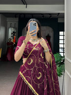 SM SEQUINS & THREAD EMBROIDERY LEHENGA SET